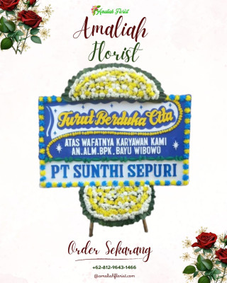 Papan Bunga Duka di Tebing Tinggi Timur