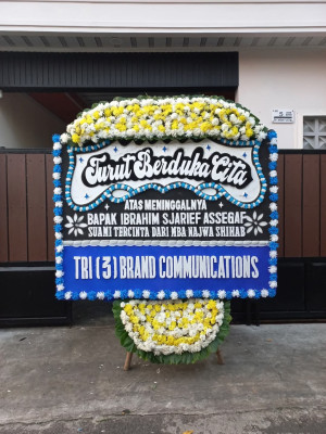 Papan Bunga Duka di Tebing Tinggi Timur